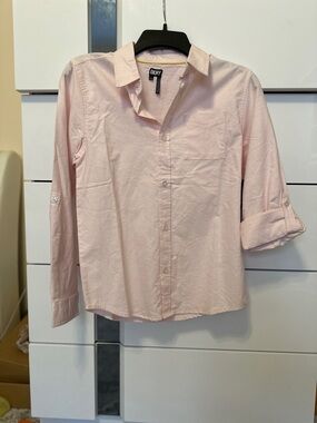 DKNY Light Pink Button-Down Shirt